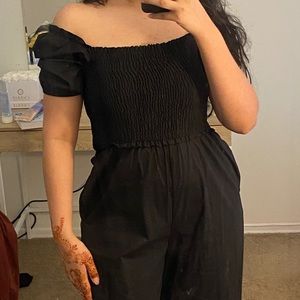 Black jumpsuit